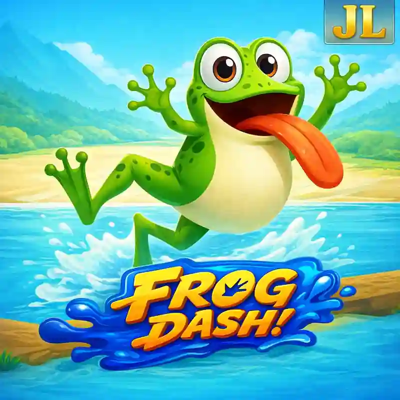 Frog Dash online casino game action scene